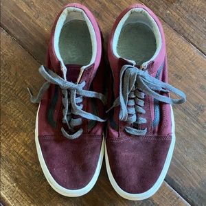 Suede Old Skool Maroon Vans